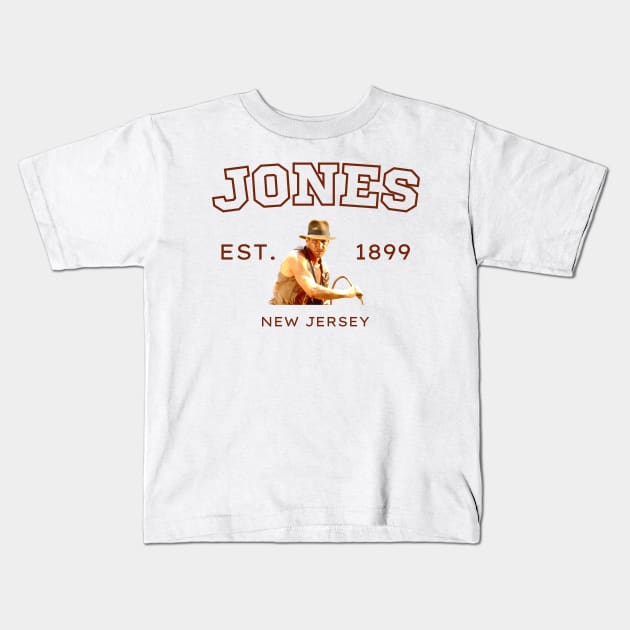 indiana jones college t-shirt • indiana jones and the raiders of the lost ark Kids T-Shirt by shopanniekat